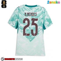 Ženske Nogometnih dresov Portugalska Nuno Mendes #25 Gostujoči SP 2026 Kratki rokavi